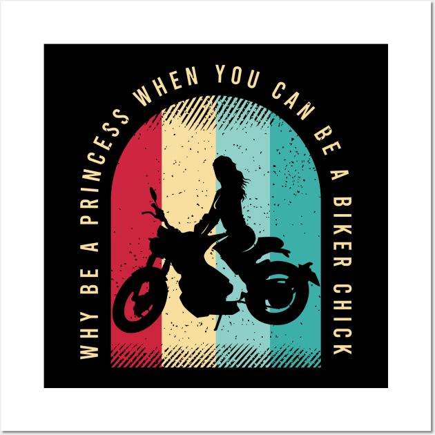 Funny Biker Saying For A Lover Of Motorcycle Wall Art by AlleyField